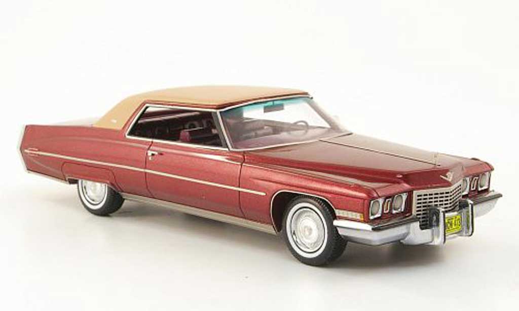 Cadillac Deville 1972 1/43 American Excellence 1972 Coupe red/brown limited edition diecast model cars