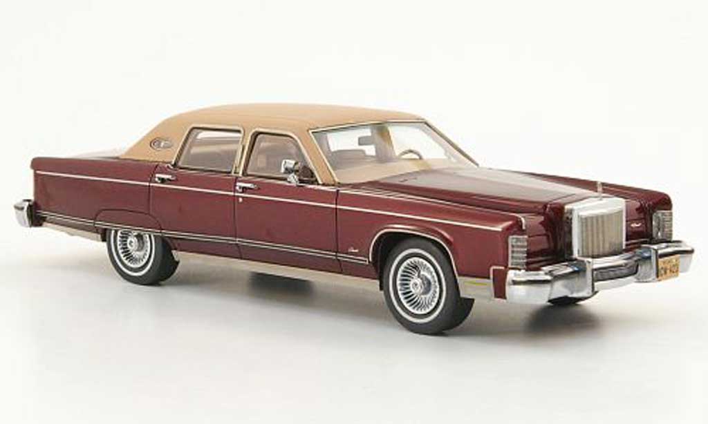 Lincoln Continental 1977 1/43 American Excellence 1977 red/brown lim. Aufl. 500 diecast model cars