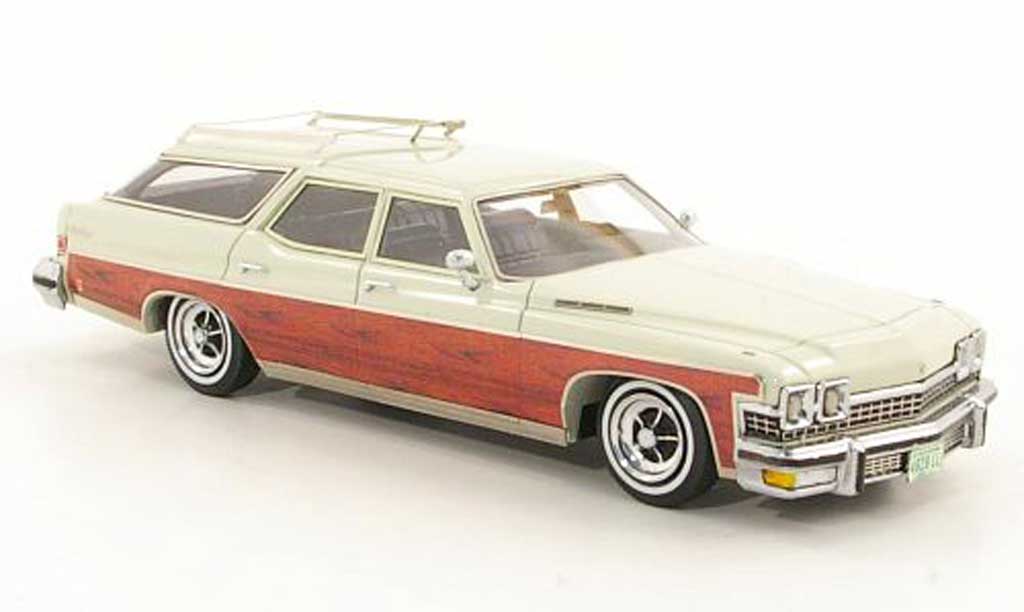 Buick Le Sabre 1/43 American Excellence Estate Wagon beige/Holz limited edition 1974 diecast model cars