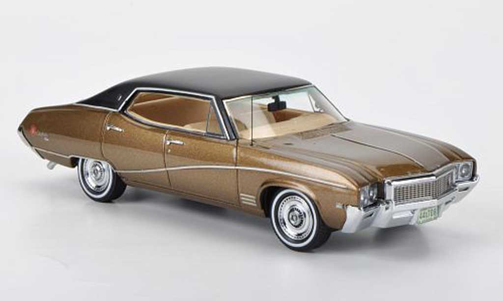 Buick Skylark 1/43 American Excellence Sedan brown/mattblack limited edition 1968 diecast model cars
