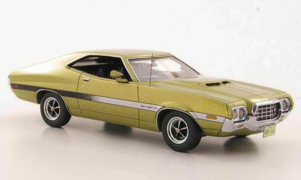 Ford Granada 1/43 American Excellence Gran Torino Sport SportsRoof grun limited edition 1972 diecast model cars