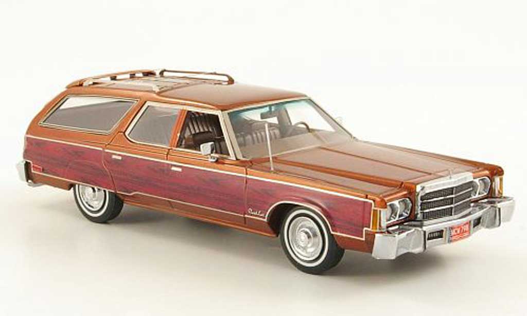 Chrysler Town & Country 1/43 American Excellence kupfer/Holzoptik limited edition 1976 diecast model cars