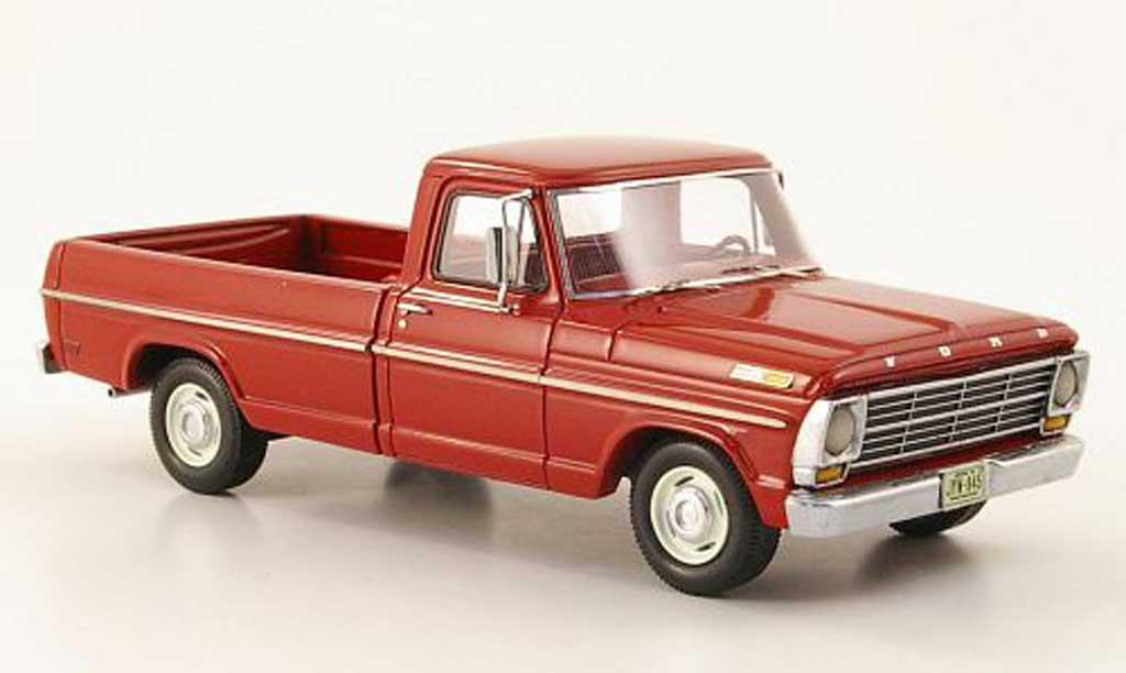 Ford F-100 1/43 Neo F 100 red 1968 diecast model cars
