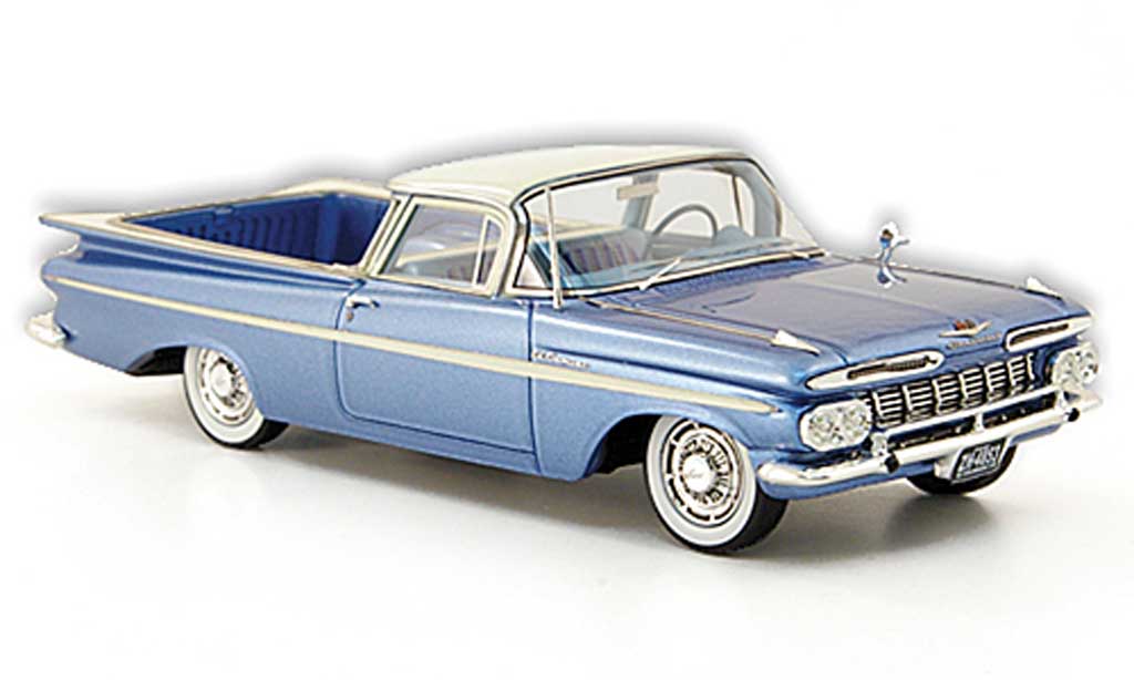 Chevrolet El Camino 1/43 American Excellence blue/white limited edition 1959 diecast model cars