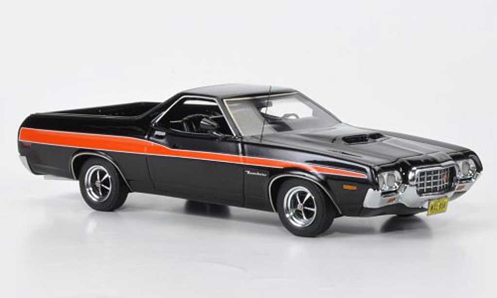 Ford Ranchero 1/43 American Excellence GT black/orange limited edition 1972 diecast model cars