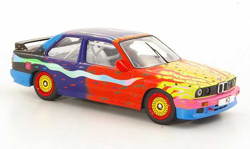 Bmw M3 E30 1/43 IXO E30 Art Car Ken Done 1990 diecast model cars