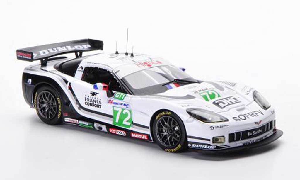 Chevrolet Corvette C6 1/43 IXO C6 R No.72 S.Gregoire / J.Policard / D.Hart 24h Le Mans 2010 diecast model cars