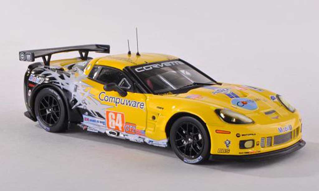 Chevrolet Corvette C6 1/43 IXO C6 No.64 Compuware 24h Le Mans 2010 Gavin/Beretta/Collard diecast model cars