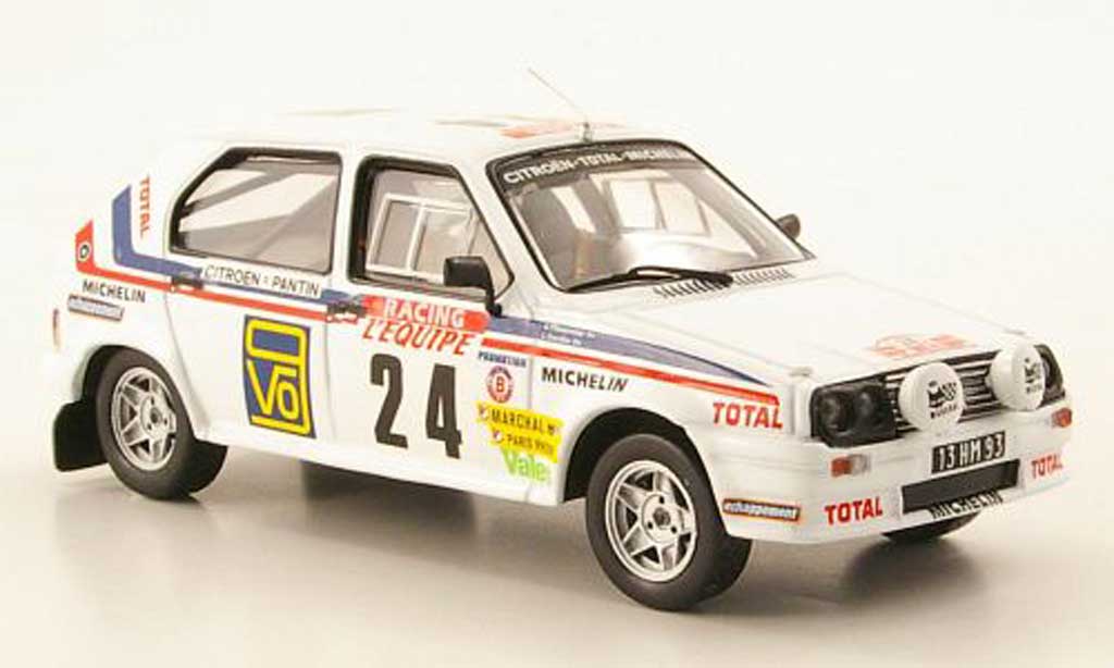 Citroen Visa 1/43 IXO Chrono No.24 Tour de Corse 1983 diecast model cars