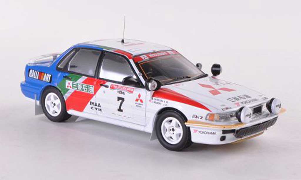 Mitsubishi Galant VR4 1/43 IXO VR4 Evo No.7 Ralliart Rally Elfenbeinkuste 1991 Shinozuka/Meadows diecast model cars