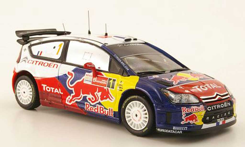 Citroen C4 WRC 2010 1/43 IXO WRC 2010 No.1 Red Bull Rally Mexiko diecast model cars