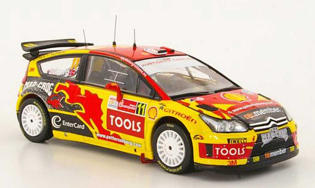 Citroen C4 WRC 2010 1/43 IXO WRC 2010 No.11 P.Solberg / D.Mills Rally Mexiko diecast model cars