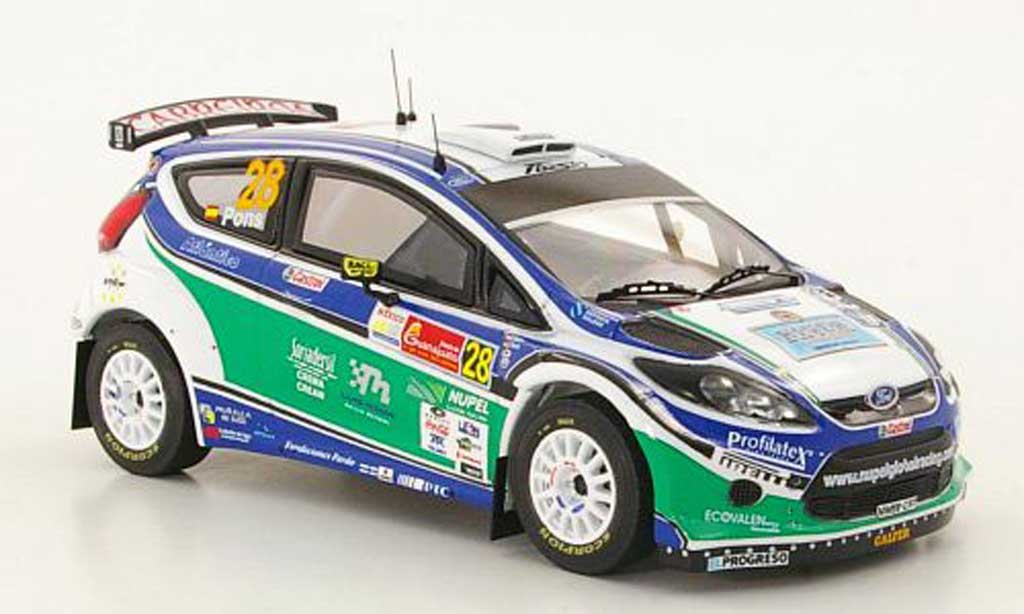 Ford Fiesta S2000 1/43 IXO S2000 No.28 X.Pons / A.Haro Rally Mexiko 2010 diecast model cars