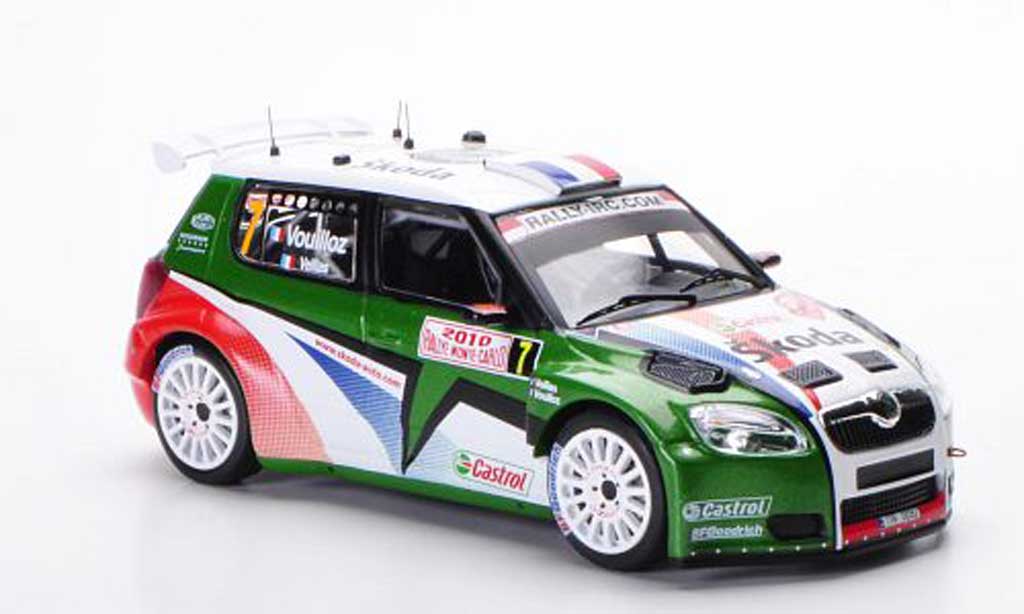 Skoda Fabia S2000 1/43 IXO S2000 No.7 N.Vouilloz / B.Veillas Rally Monte Carlo 2010 diecast model cars