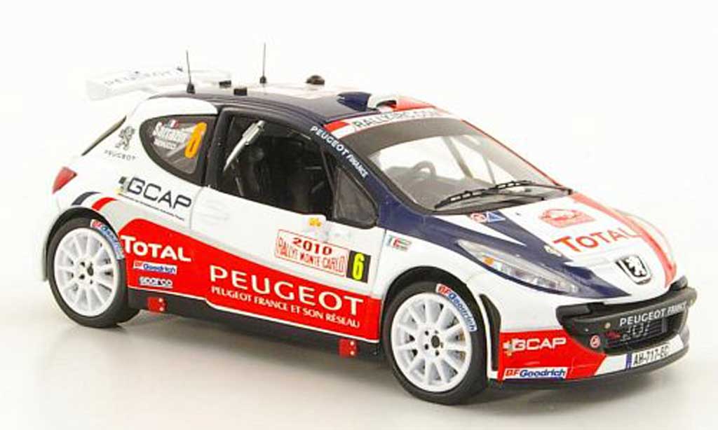 Peugeot 207 S2000 1/43 IXO S2000 No.6 S.Sarrazin / J.-J.Renucci Rally Monte Carlo 2010 diecast model cars