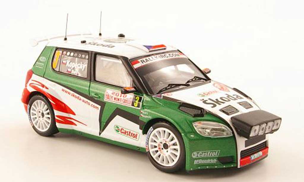 Skoda Fabia S2000 1/43 IXO S2000 No.3 Rally Monte Carlo 2010 diecast model cars