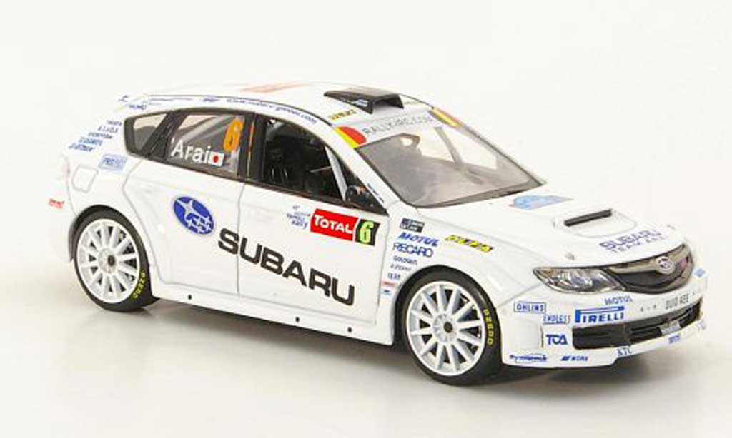 Subaru Impreza WRC 1/43 IXO WRC STI No.6 T.Arai / D.Barret Rally Ypern 2010 diecast model cars
