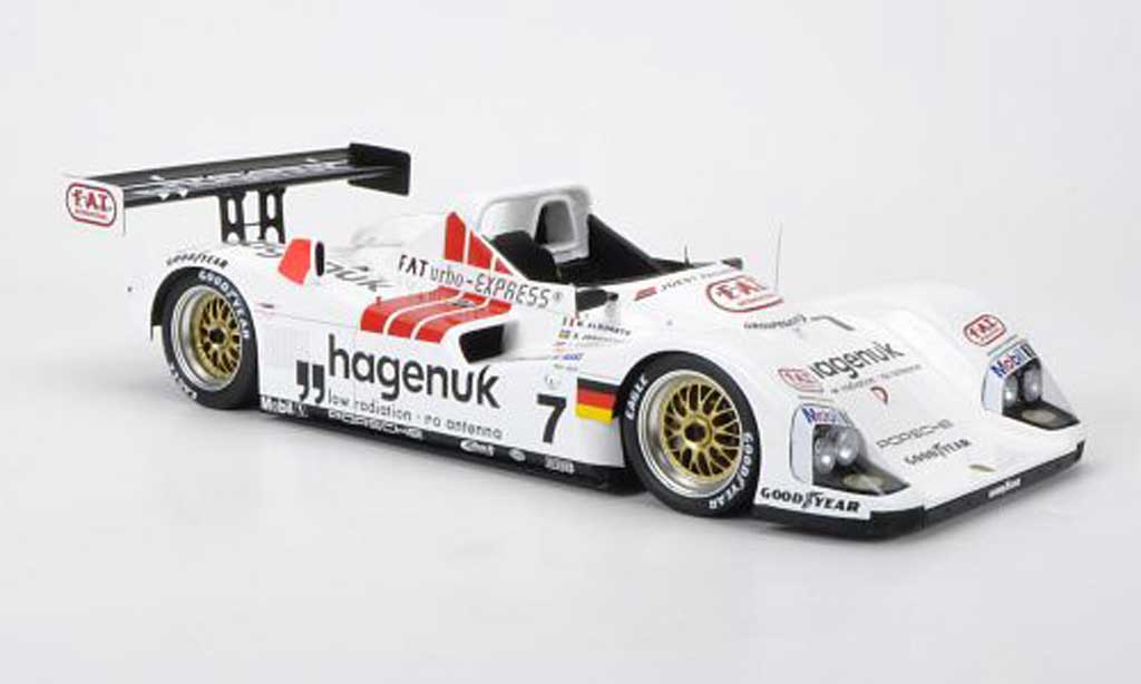 Porsche TWR 1/18 Spark Joest WSC 95 No.7 Hagenuk M.Alboreto / S.Johansson / T.Kristensen 24h Le Mans 1997 diecast model cars