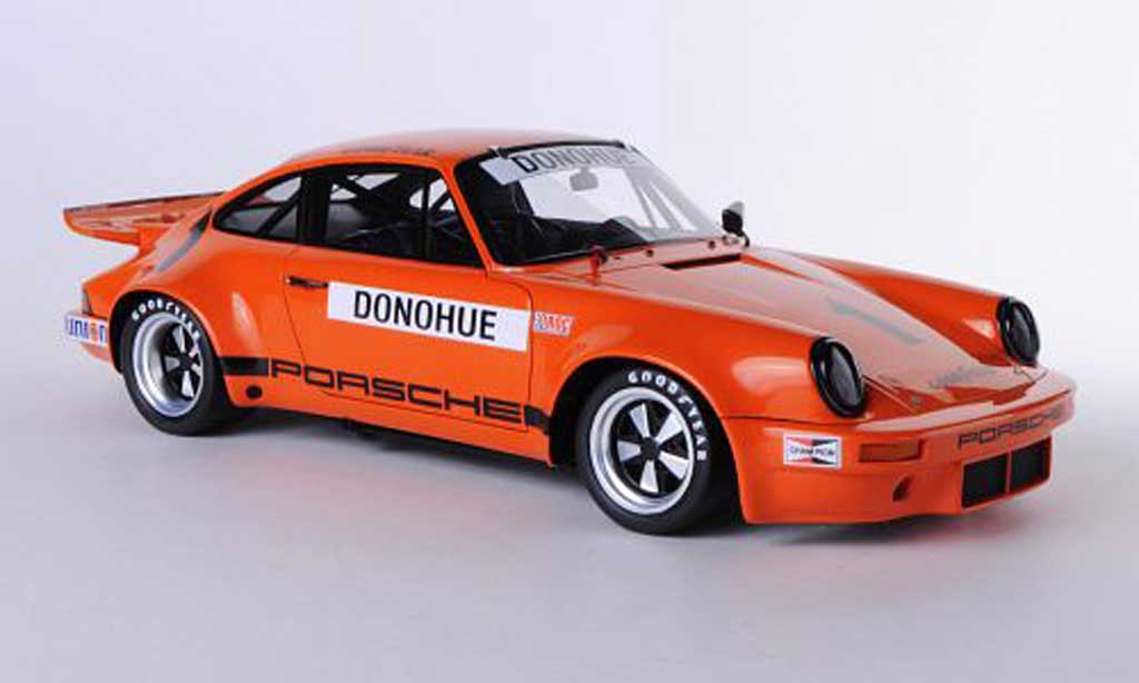 Porsche 930 RS 1/18 Spark RS 3.0 No.1 M.Donohue IROC 1975 diecast model cars