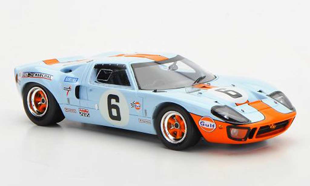 Ford GT40 1/43 Spark GT 40 No.6 Gulf J.Ickx/J.Oliver 24h Le Mans 1969 diecast model cars