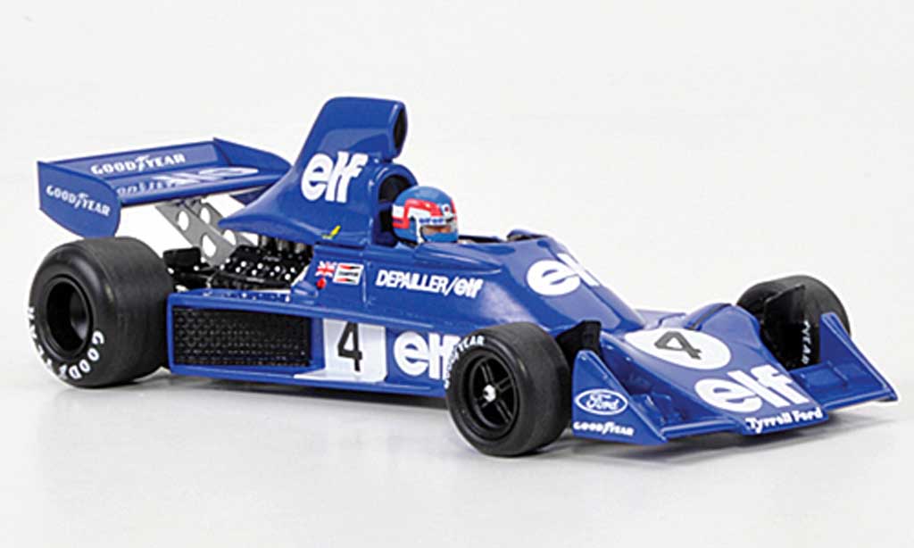 Tyrrell 007 1/43 Spark No.4 Elf P.Depailler GP Belgien 1975 diecast model cars