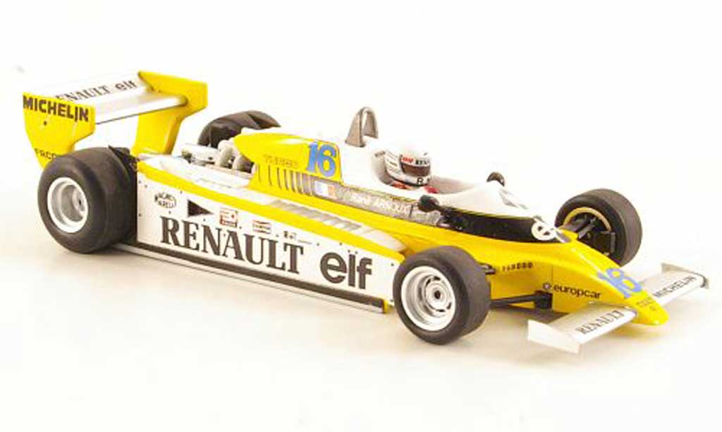 Renault F1 1980 1/43 Spark 1980 RE20 No.16 R.Arnoux GP Brasilien diecast model cars