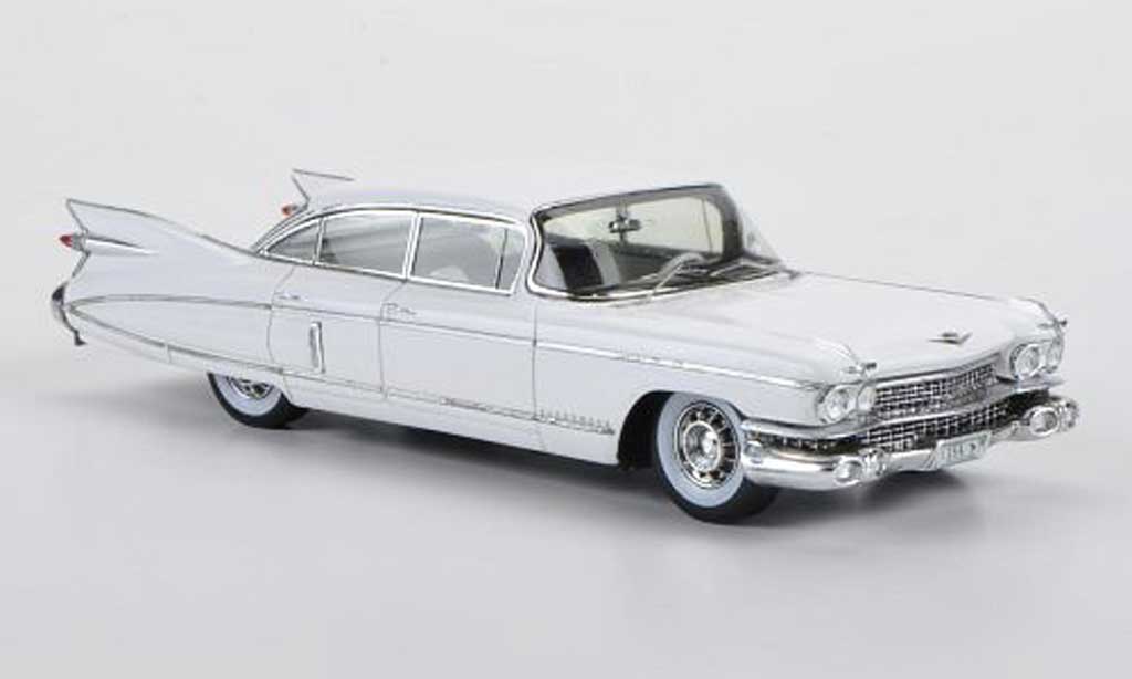 Cadillac Fleetwood Sixty 1/43 Spark Sixty Sixty Special Sedan white 1959 diecast model cars