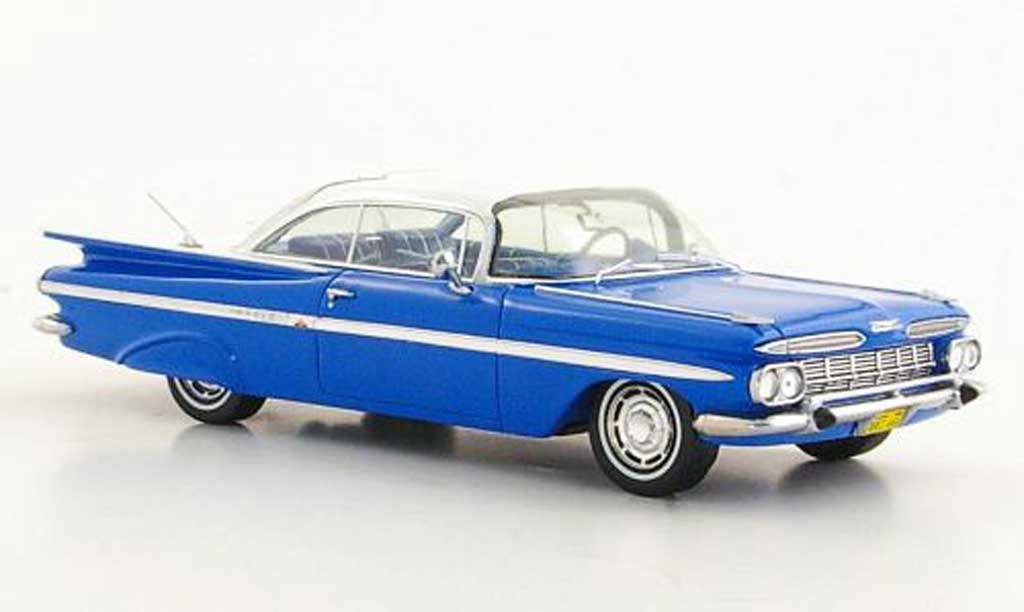Chevrolet Impala 1959 1/43 Spark 1959 Coupe blue/white diecast model cars
