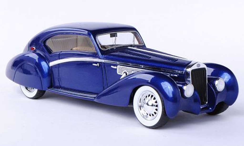 Delage D8-120 1/43 Spark Letourneur blue 1938 diecast model cars