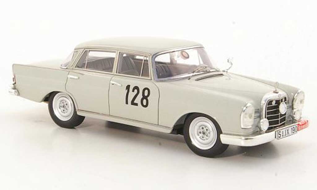Mercedes 220 SE 1/43 Spark SE (W111) No.128 W.Schock / R.Moll Rally Monte Carlo 1960 diecast model cars