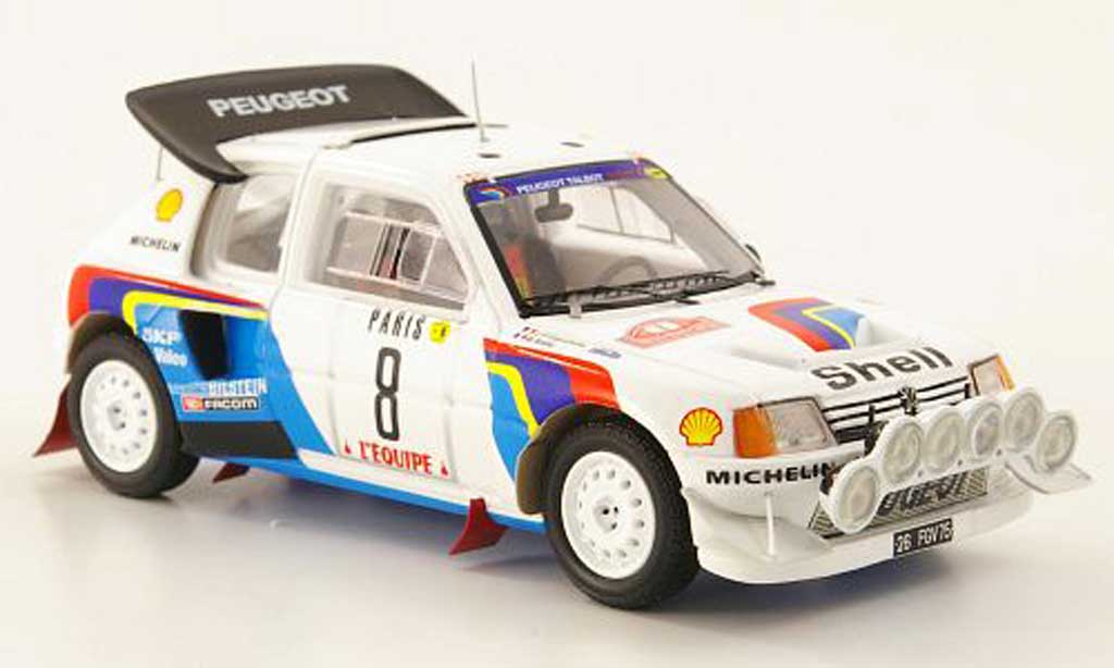 Peugeot 205 Turbo 16 1/43 Spark Turbo 16 T16 Evolution 2 No.8 S Rally Monte Carlo 1986 diecast model cars