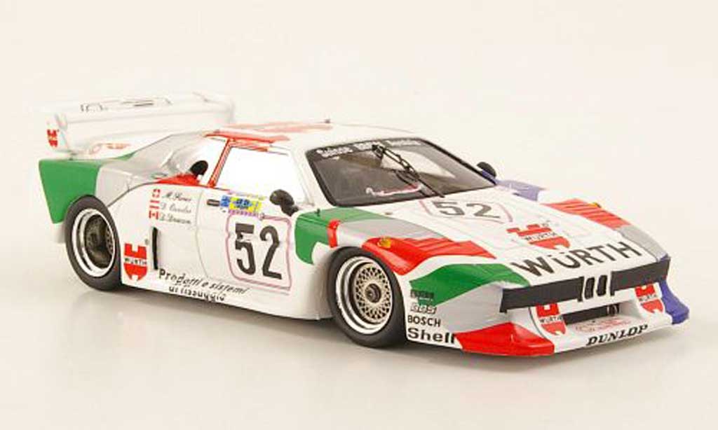 Bmw M1 1981 1/43 Spark 1981 No.52 Wurth 24h Le Mans diecast model cars