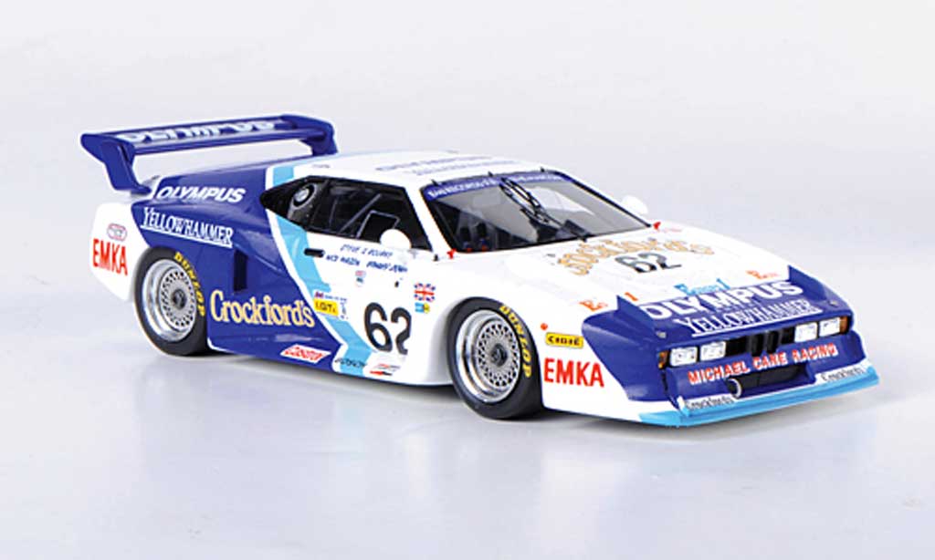 Bmw M1 1982 1/43 Spark 1982 No.62 Crockfords/Olympus 24h Le Mans 1982 S.O Rourke/N.Mason/R.Down diecast model cars