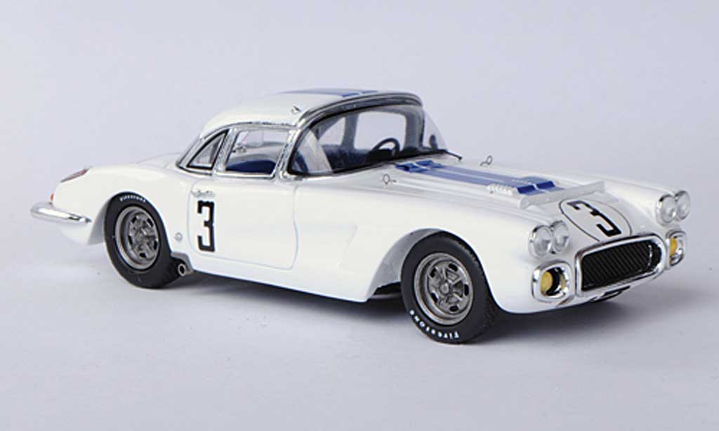 Chevrolet Corvette C1 1/43 Spark C1 (C1) No.3 J.Fitch / B.Grossman 24h Le Mans 1960 diecast model cars