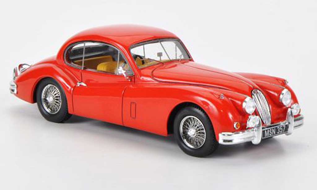 Jaguar XK 140 1/43 Spark 140 FHC red RHD 1954 diecast model cars