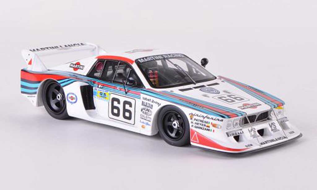 Lancia Beta Monte Carlo 1/43 Spark Monte Carlo No.66 Martini 24h Le Mans 1981 R.Patrese/H.Heyer/P.Ghinzani diecast model cars