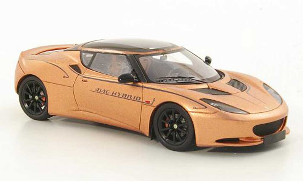 Lotus Evora 414E 1/43 Spark 414E Hybird bronze 2010 diecast model cars