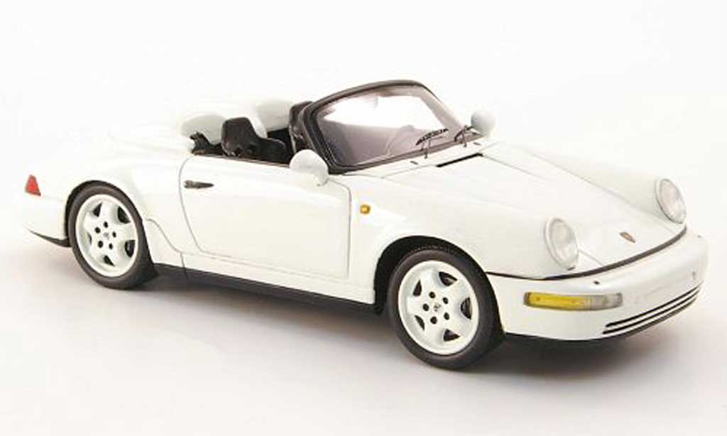 Porsche 993 Speedster 1/43 Spark 964 Speedster white 1 diecast model cars