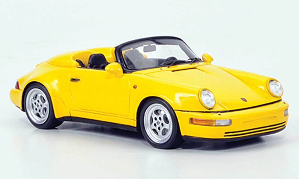 Porsche 993 Turbo 1/43 Spark 964 Speedster Turbolook yellow 1 diecast model cars