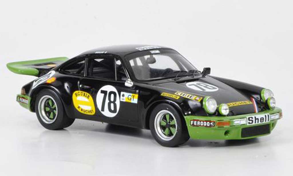 Porsche 930 1/43 Spark 911 Carrera R No.78 B.Wollek/C.Grandet 24h Le Mans 1975 diecast model cars