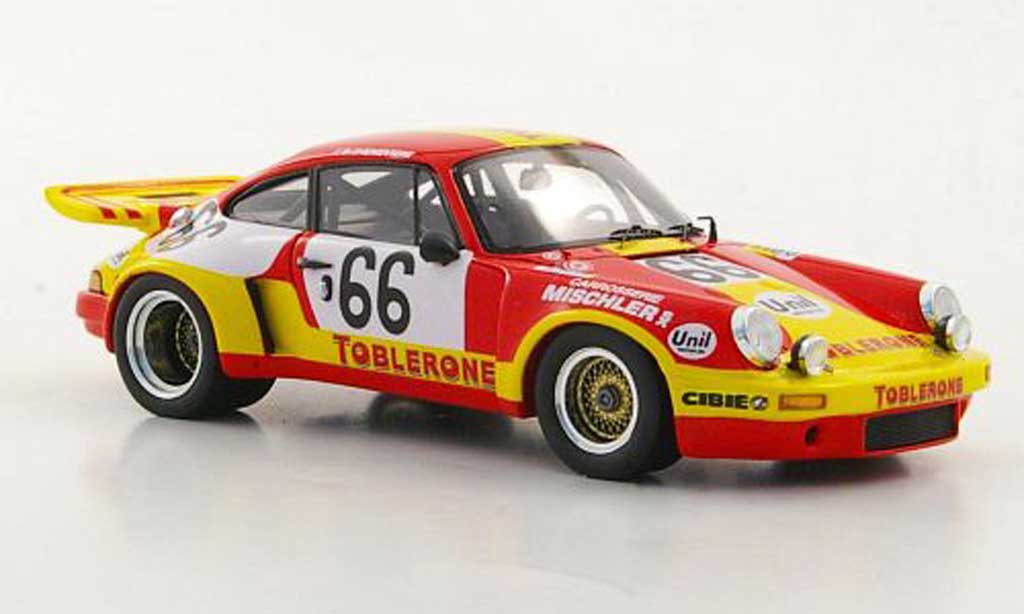 Porsche 930 1/43 Spark Carrera R No.66 Toblerone 24h Le Mans 1974 diecast model cars
