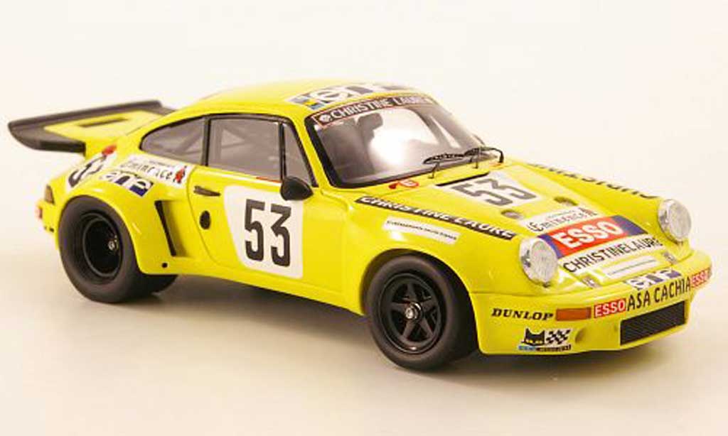 Porsche 930 1/43 Spark Carrera No.53 Christine Laure 24h Le Mans 1976 diecast model cars