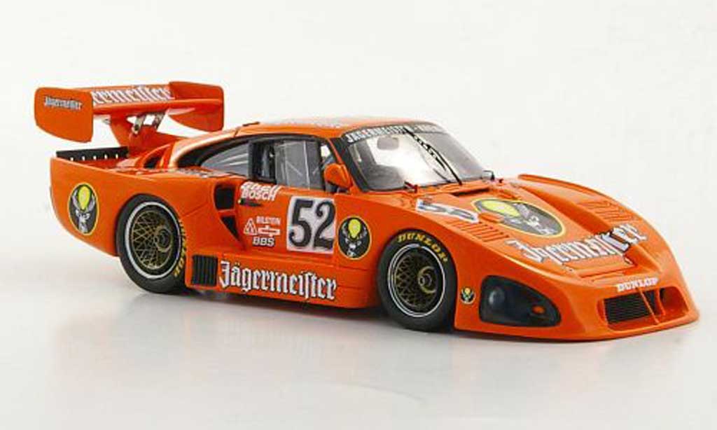 Porsche 935 1981 1/43 Spark 1981 K4 No.52 Jagermeister DRM Zolder diecast model cars