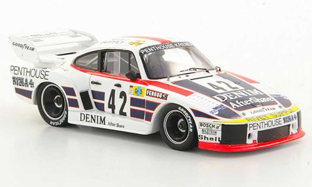 Porsche 935 1977 1/43 Spark 1977 K2 No.42 J.Fitzpatrick / G.Ewards / N.Faure 24h Le Mans diecast model cars