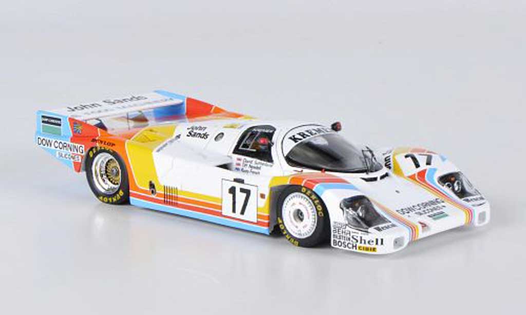 Porsche 956 1984 1/43 Spark 1984 No.17 Kremer T.Needell / D.Sutherland / R.French 24h Le Mans diecast model cars