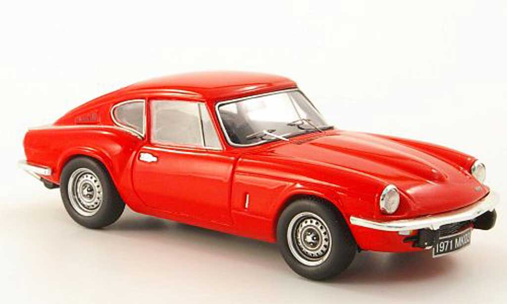 Triumph GT6 1/43 Spark MKIII red diecast model cars