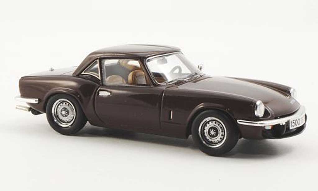Triumph Spitfire 1/43 Spark 1500 Hardtop brown LHD 1975 diecast model cars