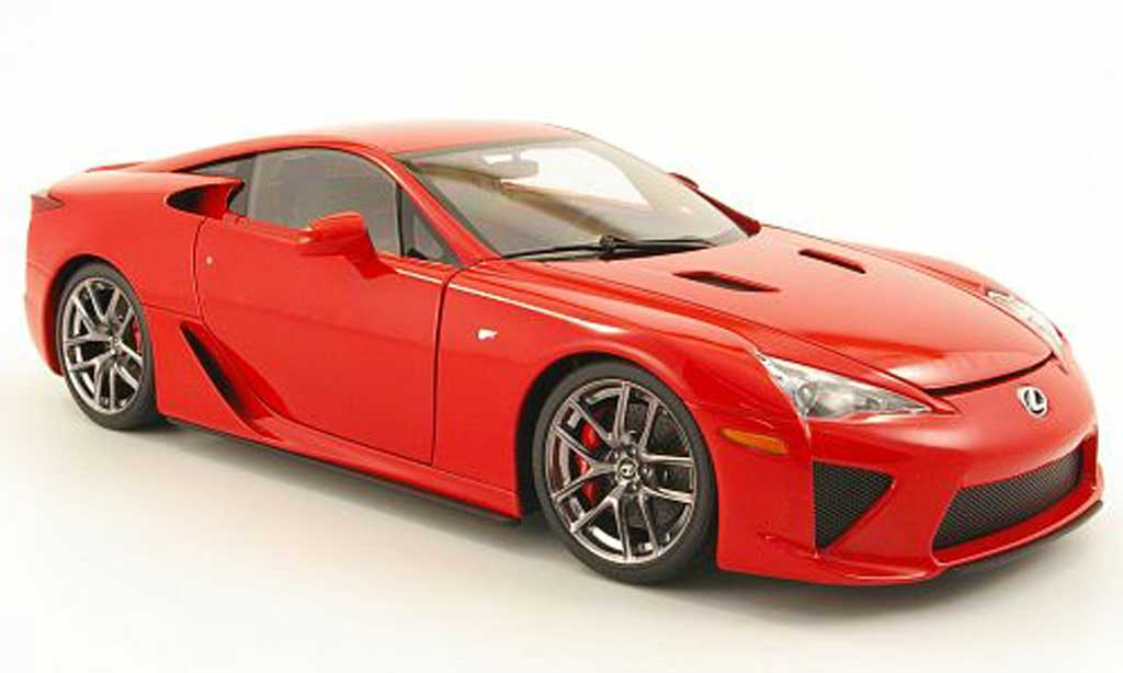 Lexus LFA 1/18 Autoart red 2010 diecast model cars
