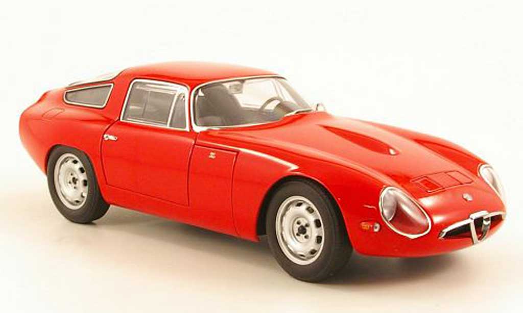 Alfa Romeo Giulia TZ1 1/18 Autoart TZ1 red 1963 diecast model cars