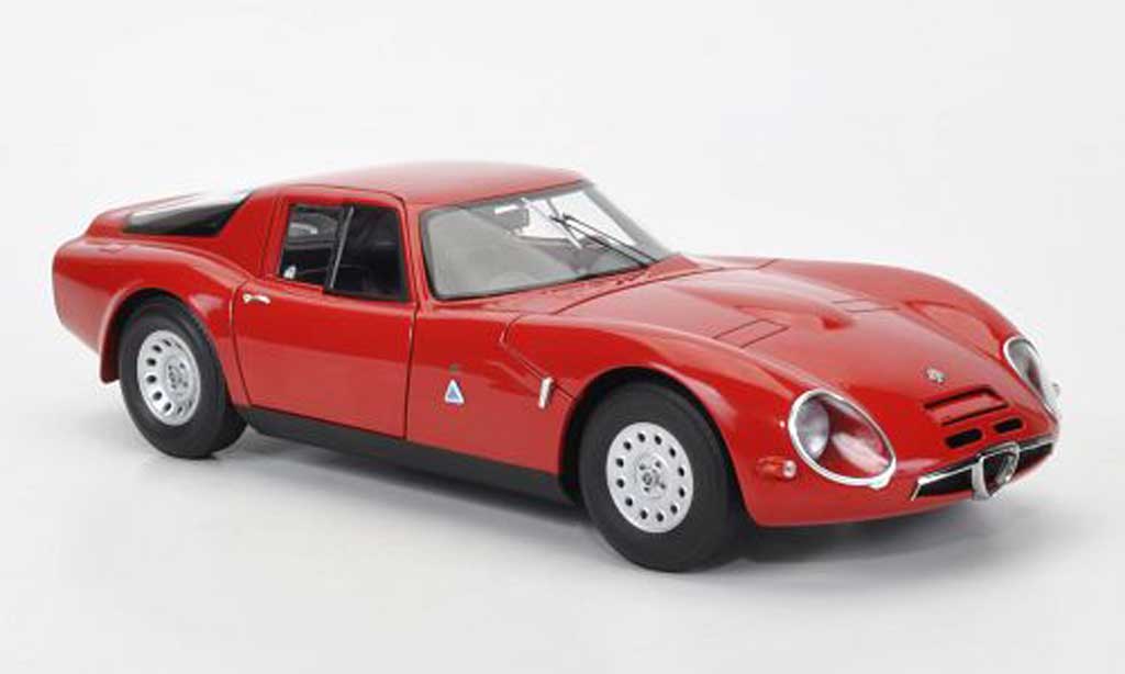 Alfa Romeo TZ2 1/18 Autoart red 1965 diecast model cars